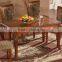 Antique carved wood table solid wood dining table designs