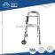 Cheap price aluminum medical equipment walker with wheels