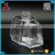 150ml clear Ink glass bottle with metal screw cap