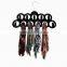 Wholesale Velvet Scarf Necktie Closet Hanger Holder Shelf 11 Rings With Hooks 3-Pack