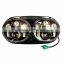 5-3/4" 5.75 inch Dual LED Projection Daymaker Headlight For Harley Road Glide 2004-2013 Street Glide 6 Pcs Bulb