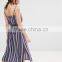 Alibaba Hot Selling New Look Women Midi Cami Slip Dress With Strip