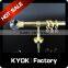 KYOK New design curtain rods wholesale , new design curtain rod finials ,glass curtain rod finials