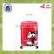 Cartoon Red Spinner Wheels Suitcase Fashion Girls High-end PC Luggage Bag