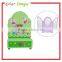 Closet Shape Wooden Jewelry Storage Box With Drawer 3 Mirrors Kids Decorative Jewerly Organizer