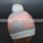 2015 FASHION SUBLIMATION PRINTING BEANIE HAT WITH TOP POMPOM