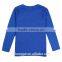 nova kids wear 2015 cheap fashion design printed funny pattern t shirt spring autumn long sleeve boy t-shirt children clothes