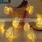 rose flower battery powered led string light for wedding christmas holiday party