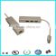 15 cm usb 3.1 ethernet plugable type c ethernet adapter with 3.0 hubs