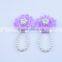 DIY Infant Newborn Barefoot Ring Sandals Shoes Chiffon Rose Flower Pearl Feet Toes