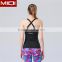 Cheap Wholesale Womem Fitness Wear Sleeveless Tops Dri Fit Yoga Tank Top With X-Back