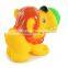 Popular amusing vinyl lion toy with ball