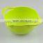round shape rainbow fruit salad bowl