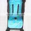 Universal Baby Buggy liner Teal Blue Minky Dots stroller Liner