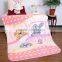 Hot sell high Quality Super Soft Polyester Baby Blanket 2.8kg