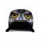 owl eyes visor hot sale high quality custom 6 panel snapback hat wholesale
