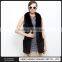 2016 New Products Fox Fur Collar Sheepskin Plus Plus Mink Vest