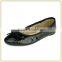 2015 High Quality Women's Patent Leather Slip On Ballet Flats Shoes