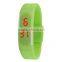 Free Sample fashion silicone wrist watch LED wholesale /Promotional Touch Screen watchband watch