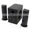 multimedia active woofer 2.1 speakers with usb input