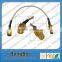 RF gold plating right angle PCB SMA Connector