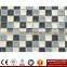 Imark Backsplash Tile Crackle Glazed Ceramic Mosaic Tile Patterns mix China Black & White Marble Mosaic Stone Tile For Kitchen