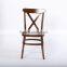 Solid Beech Stackable Tuscan Chair, X Cross Back Chairs