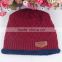 Cap for men autumn winter plus velvet thick knitted cap wool cap tide winter outdoor fashion cap