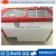 388L Commercial glass door ice cream deep chest freezer