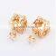 Cheap Crystal Earring Stud Double Sided Two Usage Earrings For Women