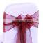 bridal party white Chair sashes