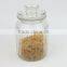 1250ml Aritight Glass Canning Jar with Glass Lid, Glass Candy Jar