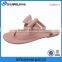 popular latest fashion fancy wholesale bowknot strap comfortable flip flops flat lady sandals