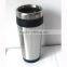400ml Double Wall Stainless Steel Plastic Travel Mug