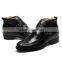 men elegant soft leather ankle boots