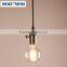 CE Approval White Ceramic Lampholder with 3m Textile Pendant Wire and Ceiling Canopy