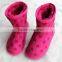 Kids boots shoes wholesale snow boots star print fur boot slippers indoor slippers