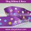 1.5 inch 38mm polka dot grosgrain ribbon