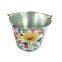Promotional Tin Ice Bucket, Customized metal ice buckets, Galvanized iron ice bucket