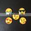 Wholesale DIY flat 12mm dome glass emoji cabochon earring accessory