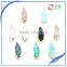 DIY agate gemstones stones pendant fashion jewelry for women