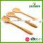 Bamboo Kitchen Ustensil With Slot Wooden Kitchen Cooking Spoons