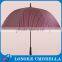 good quality different colors of stripe golf umbrella