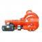 Rail transit double drum hydraulic winch