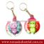 Supplier directly sale led projector keychain foreign kids favor toy led logo projector keychain light