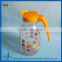 water screen printing glass tea coffea pots with plastic handle