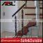 SS304 or 316 stainless steel gold color stair handrail with handrail bracket in high standard quality