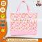 pink thermal insulated freezer bag insulated lunch box display cooler bag