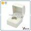 Customized handmade whole white best jewelry ring boxes