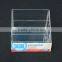 Wholesale beautiful custom acrylic makeup/ facial mask display holder with three lattices made in Guangzhou